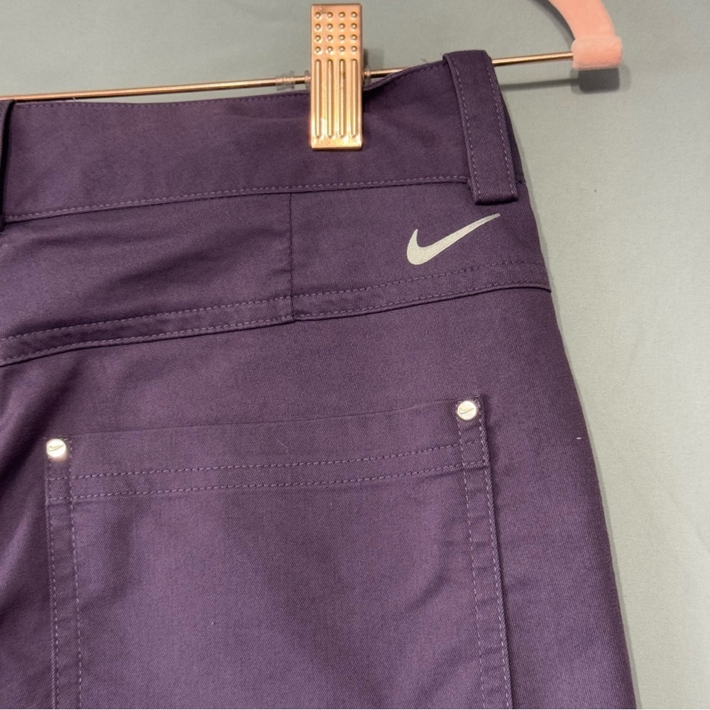 Nike Golf Womens Purple Straight Leg Pants Size 4 Sporty Casual Athletic - Picture 3 of 8